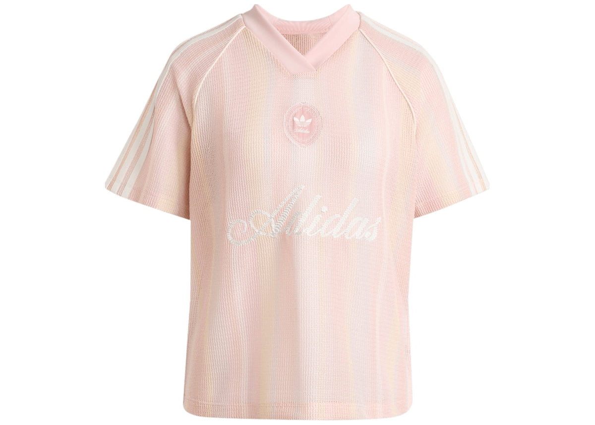 Adidas Originals Summer Glow Knitted Oversized Jersey Pink