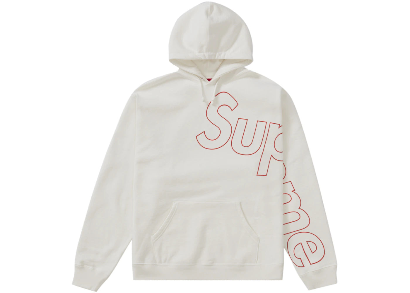 Supreme Reflective Hoodie White