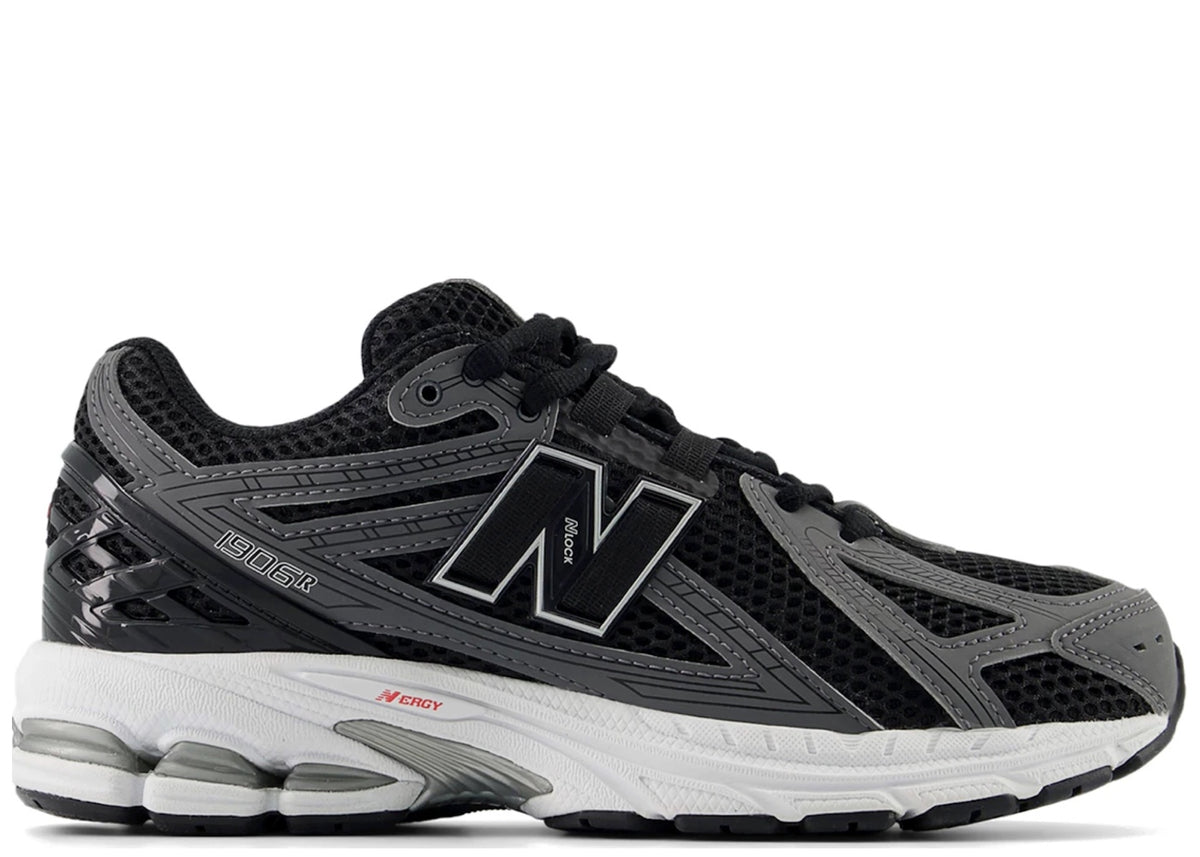 New Balance 1906R Black Team Red Castlerock (GS)