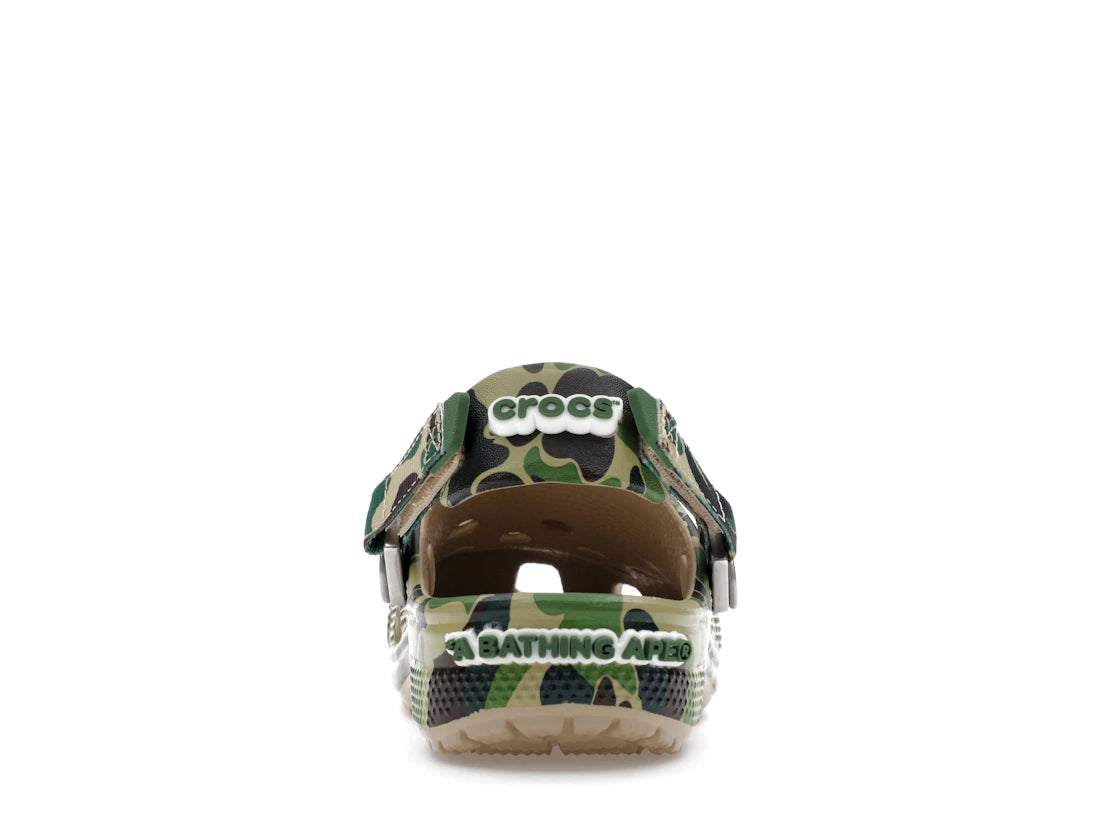 Crocs Classic Clog A Bathing Ape ABC Camo Green (Kids)