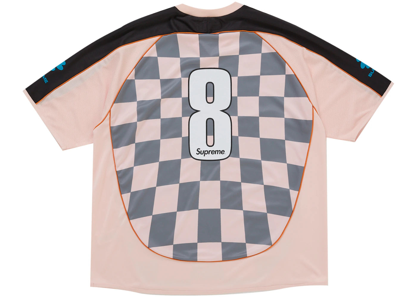 Supreme Checkerboard Soccer Jersey Pink
