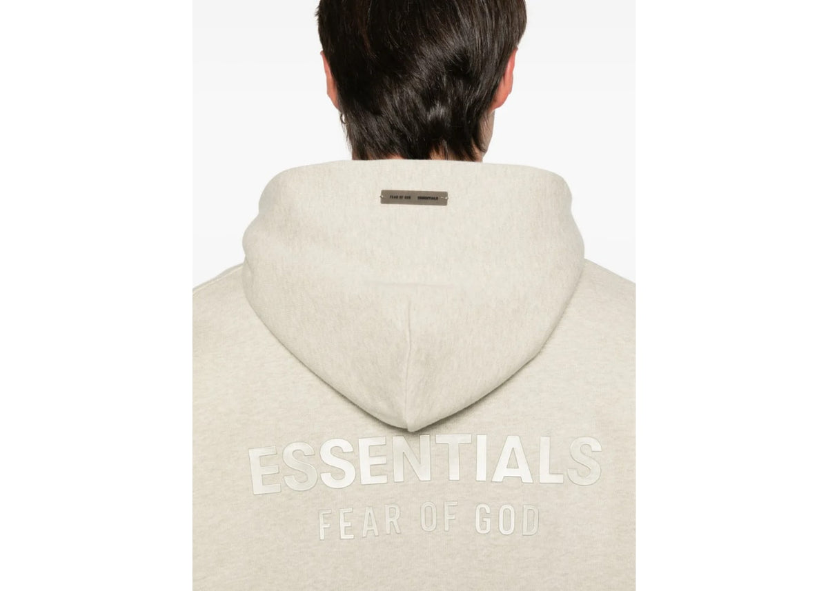 Fear of God Essentials Classic Hoodie Heather Stone Grey