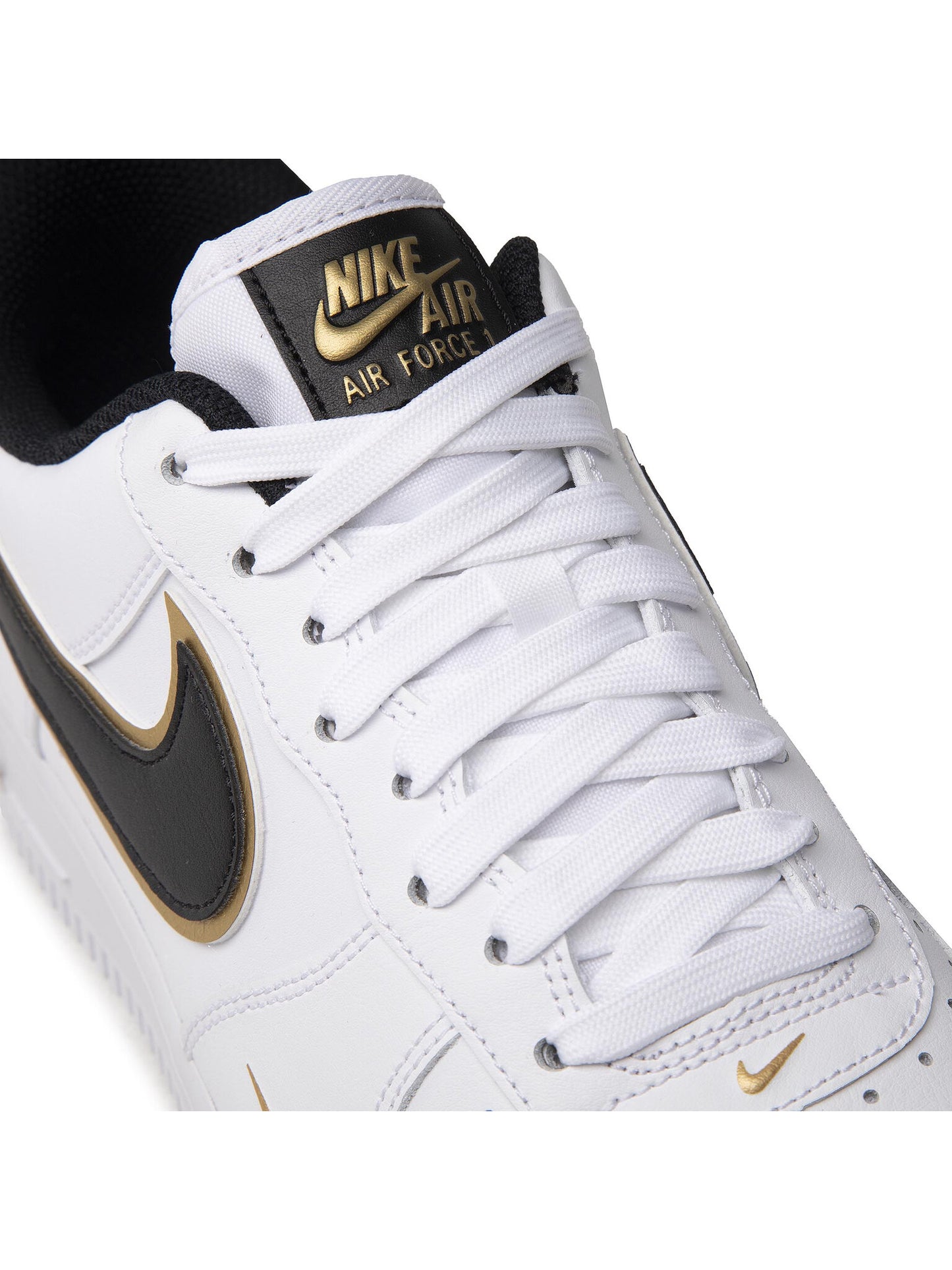Nike Air Force 1 Low '07 LV8 Double Swoosh White Metallic Gold Nike