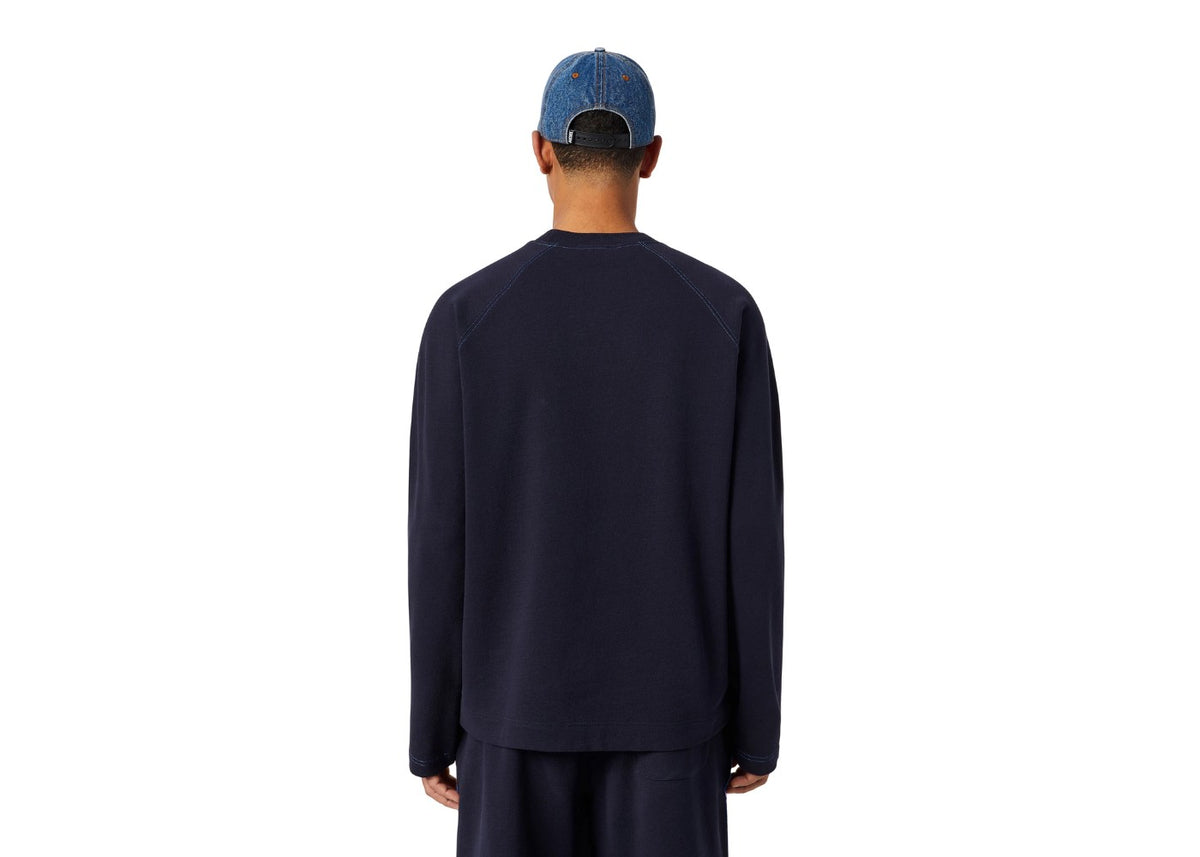 Diesel S-RAGLEN 1978 Graphic Sweatshirt Blue