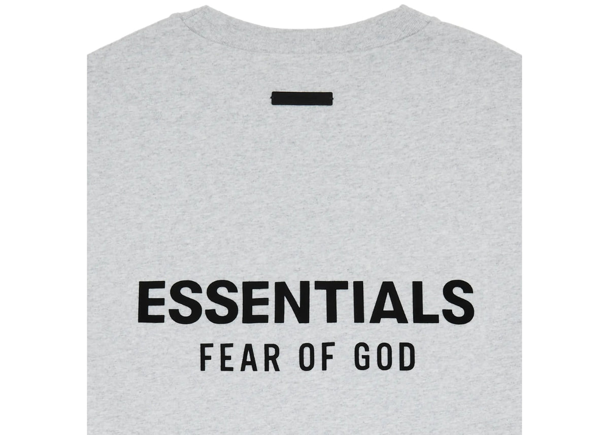 Fear of God Essentials Jersey Crewneck T-Shirt Light Heather Gray