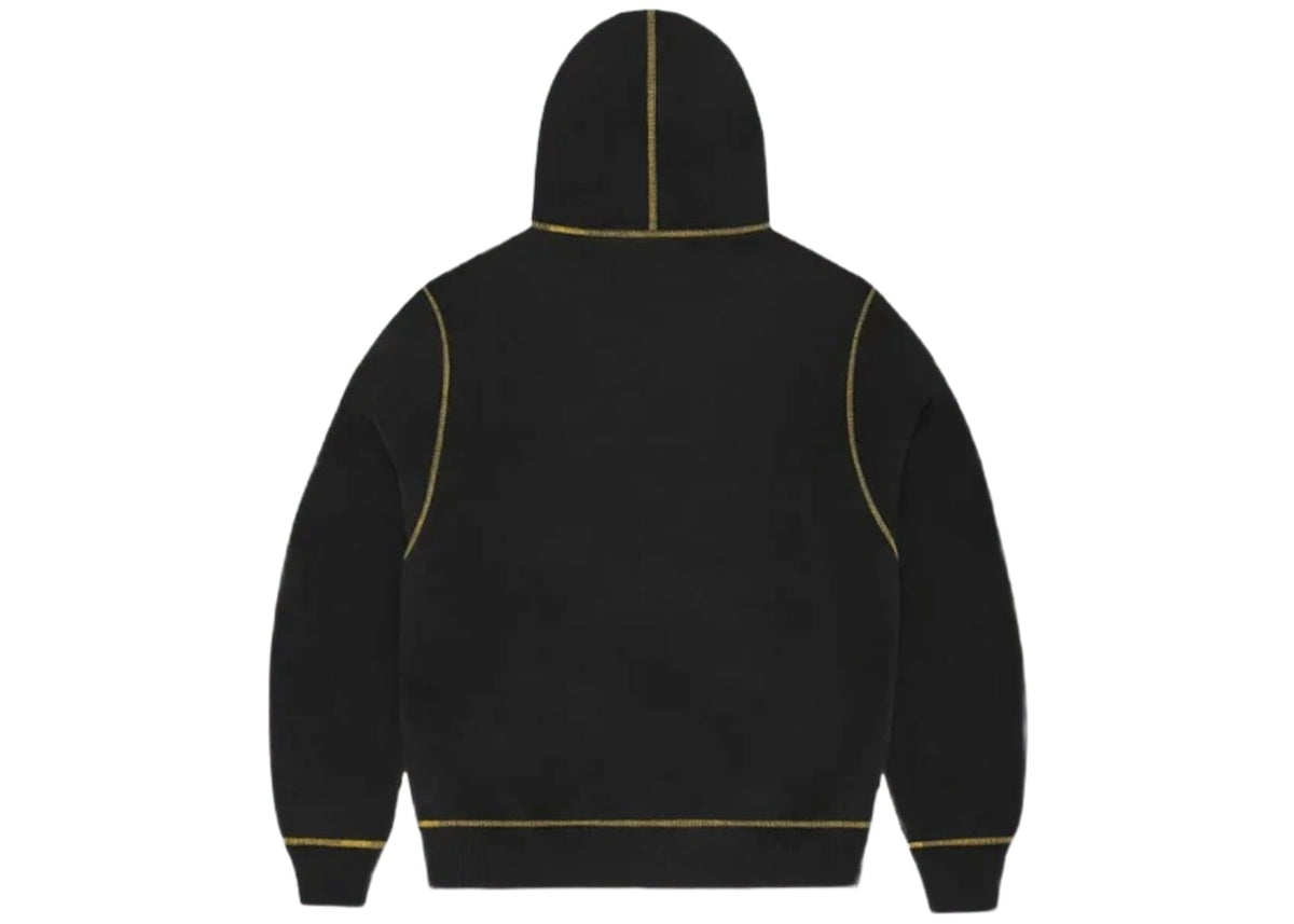 Corteiz Alcatraz Contrast Hoodie Black/Yellow