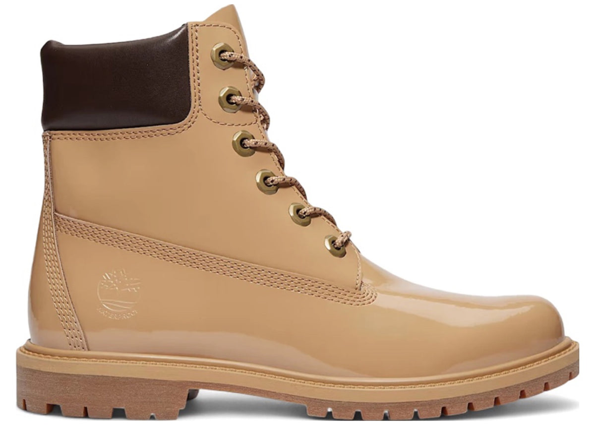 Timberland 6" Premium Waterproof Boot Patent Light Brown (Women's)