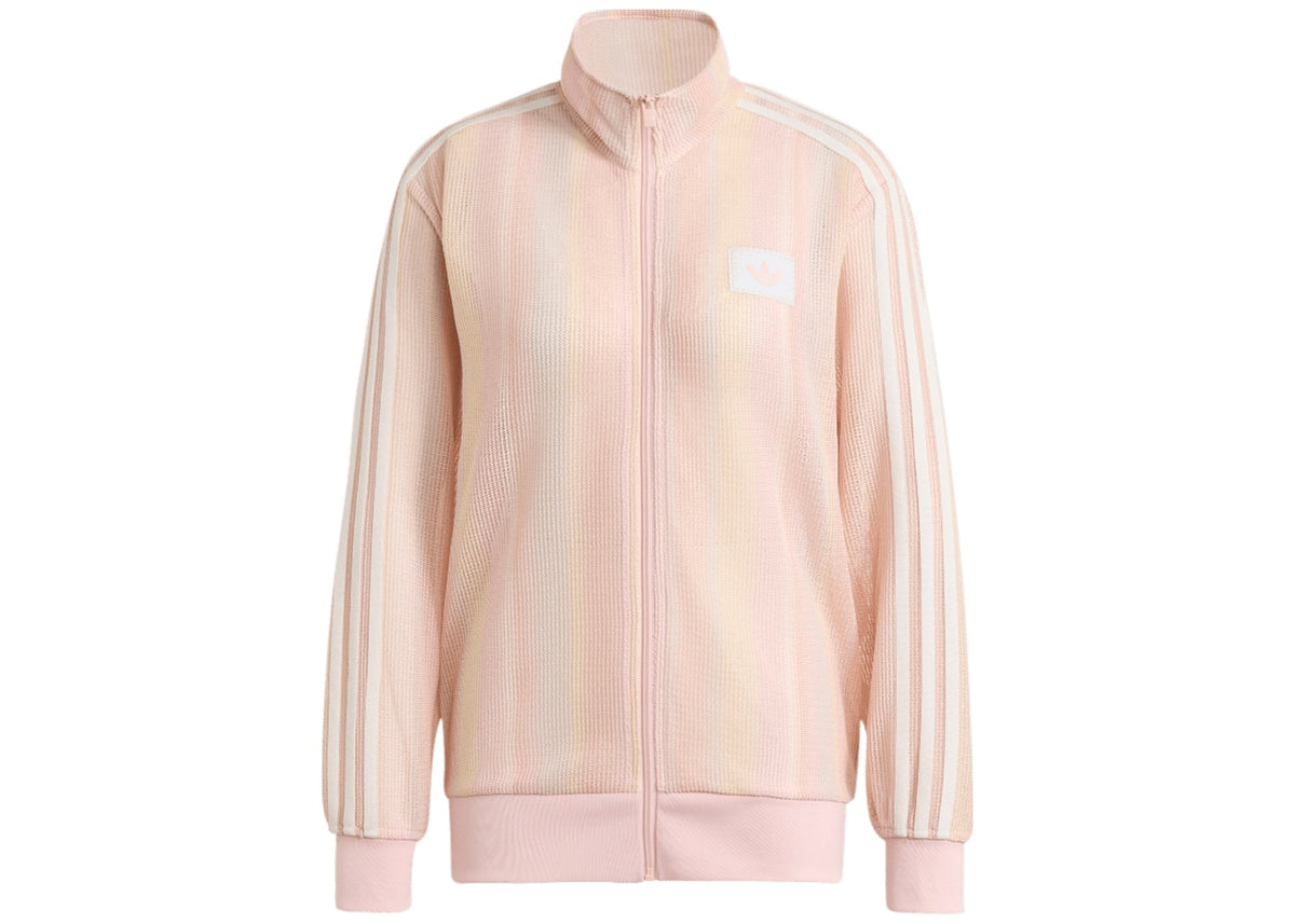 Adidas Originals Summer Glow Knitted Firebird Track Top Pink