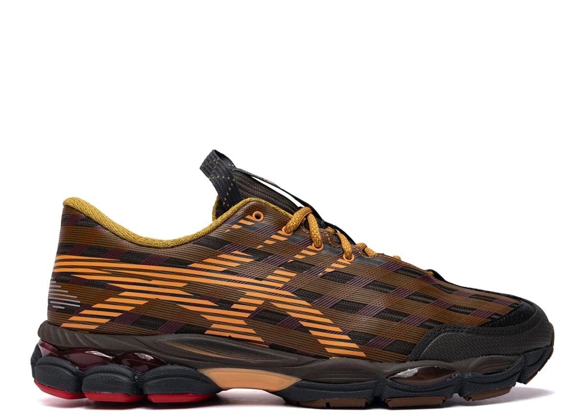 ASICS US8-S Gel-SJ33 Kiko Kostadinov Black Coffee Orange Lily