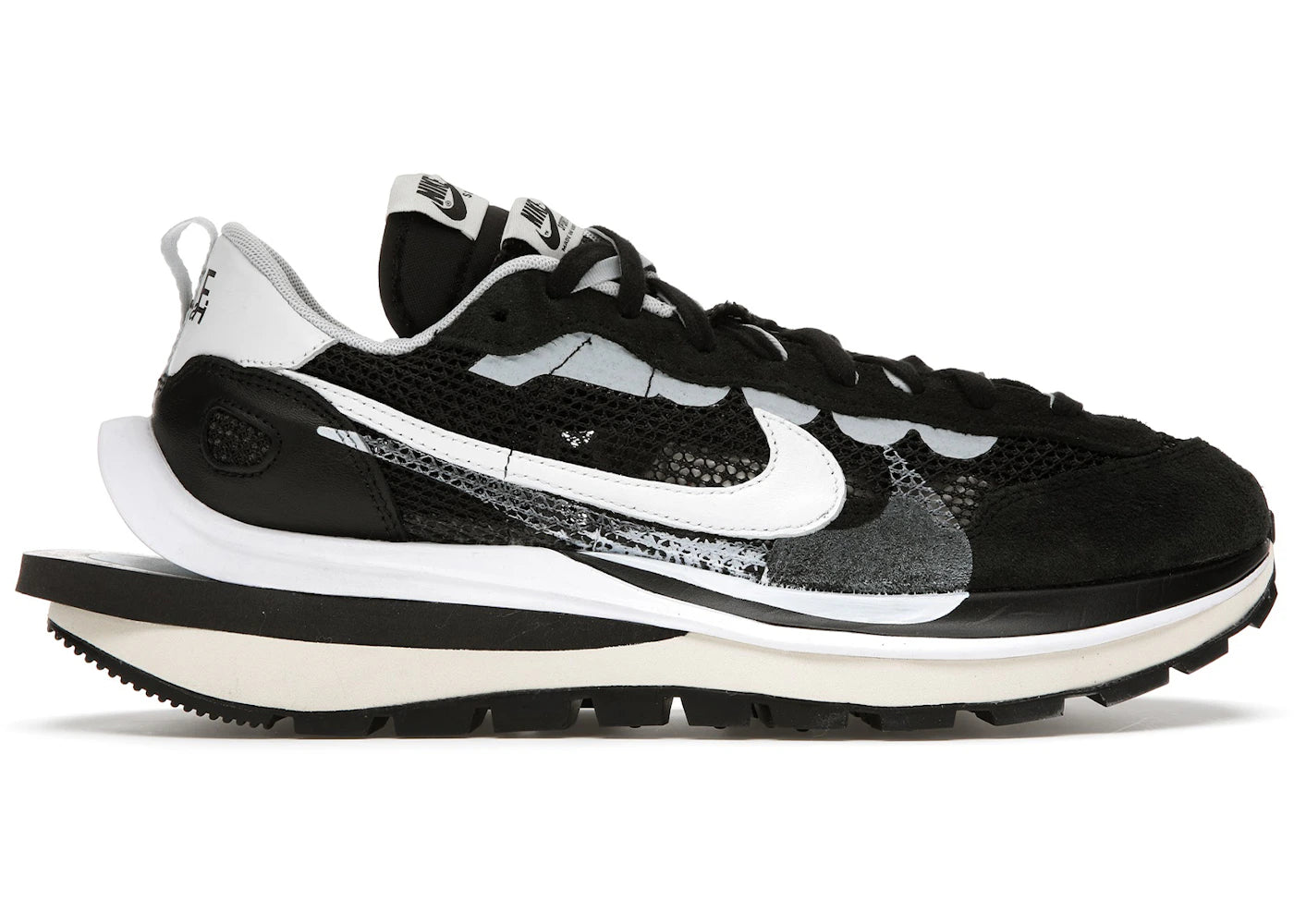 Nike Sacai Vaporwaffle Black White