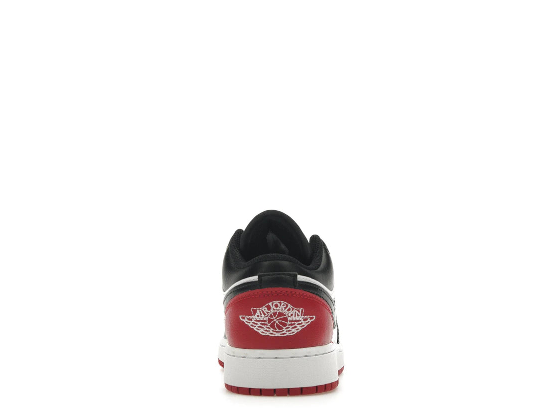 Jordan 1 Low Bred Toe 2.0 (GS)