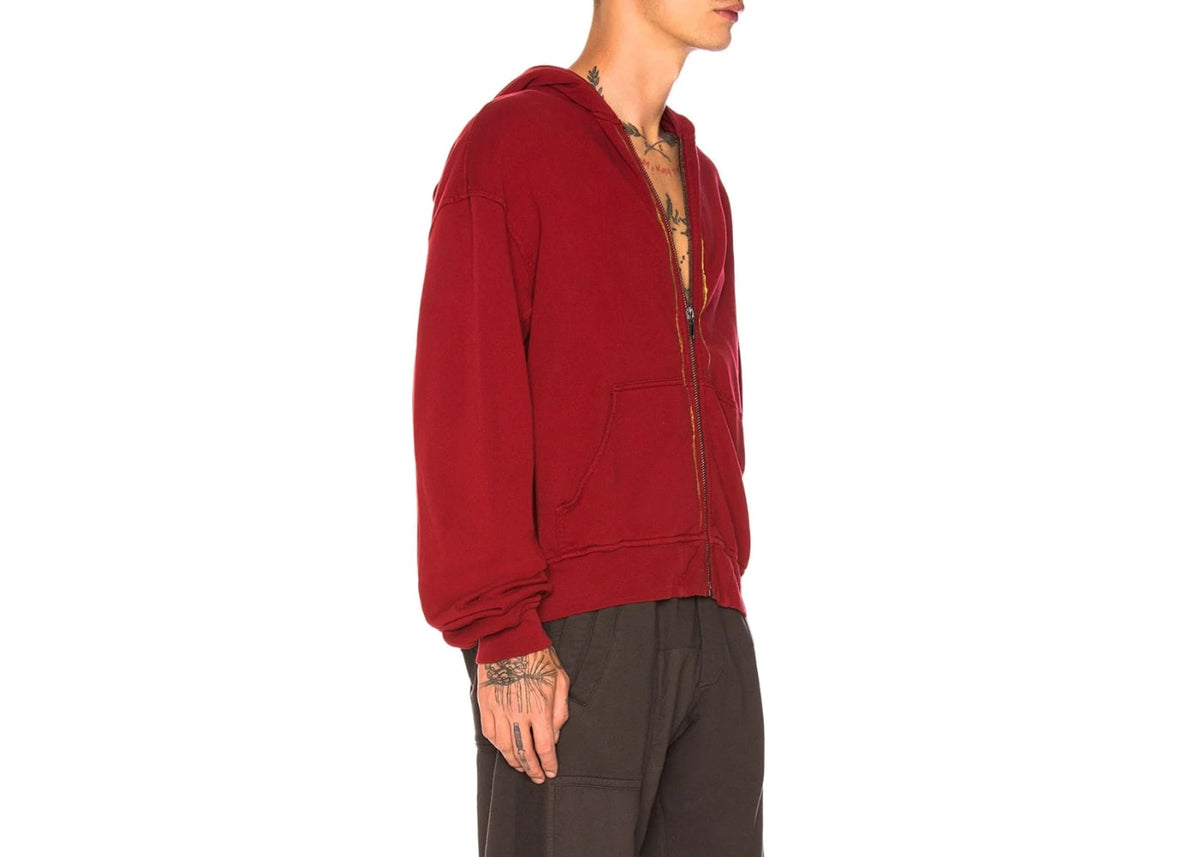 Haider Ackermann Zip Up Hoodie Red