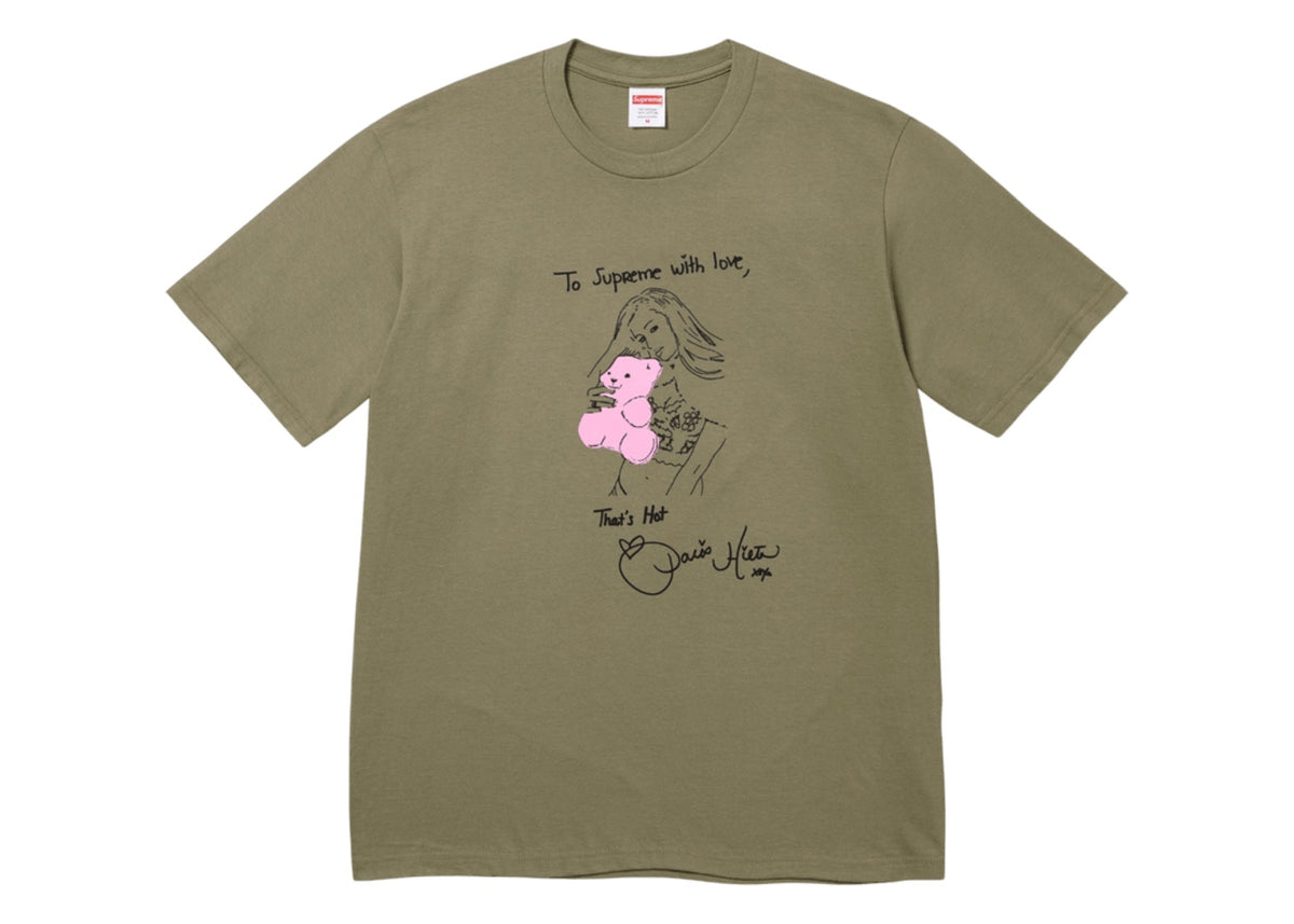 Supreme Paris Tee 'Light Olive'