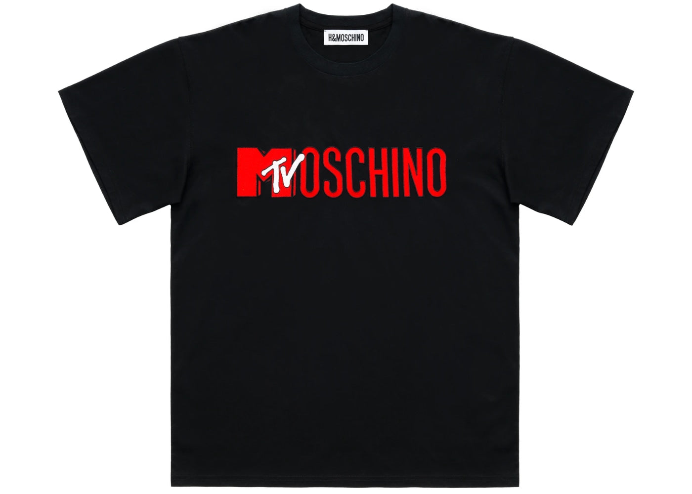 Moschino H&M T-shirt MTV Black