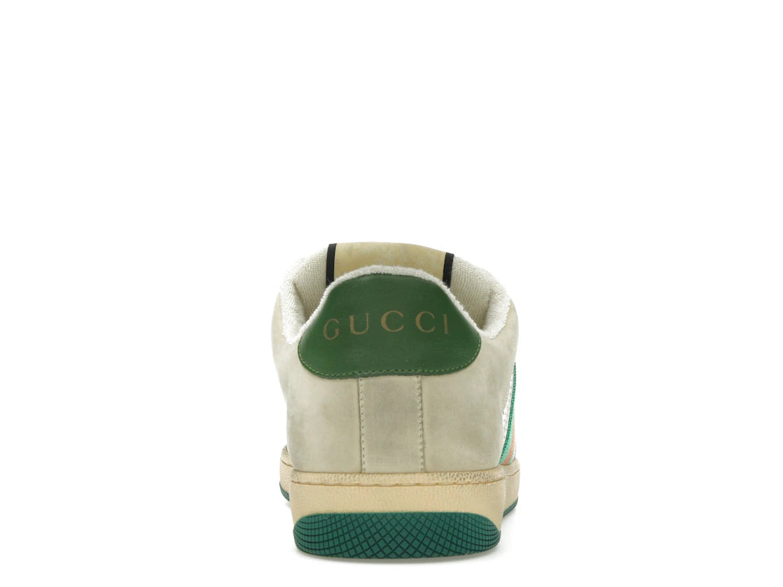 Gucci Screener Distressed Green Orange