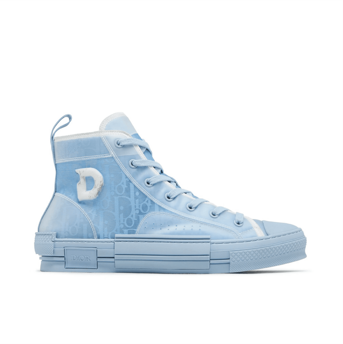 Dior B23 High Daniel Arsham Oblique Light Blue