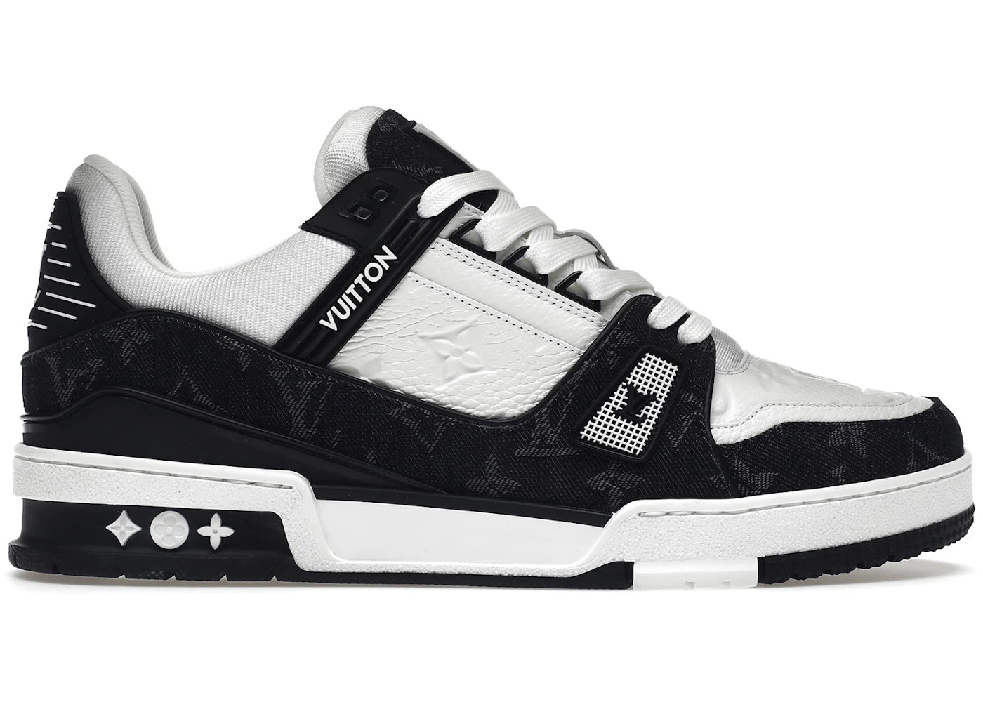 Louis Vuitton LV Trainer Denim Monogram Black