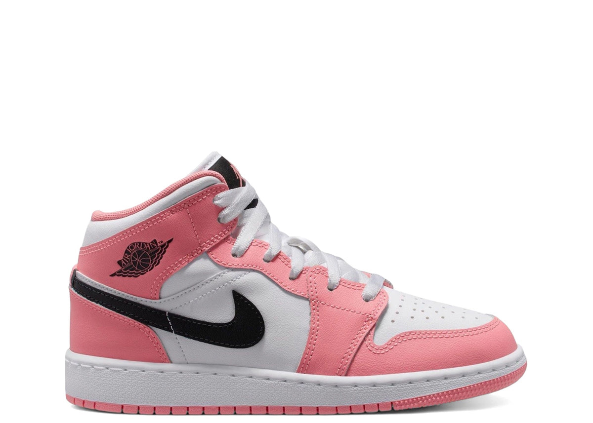 Jordan 1 Mid Pink Gaze (GS)