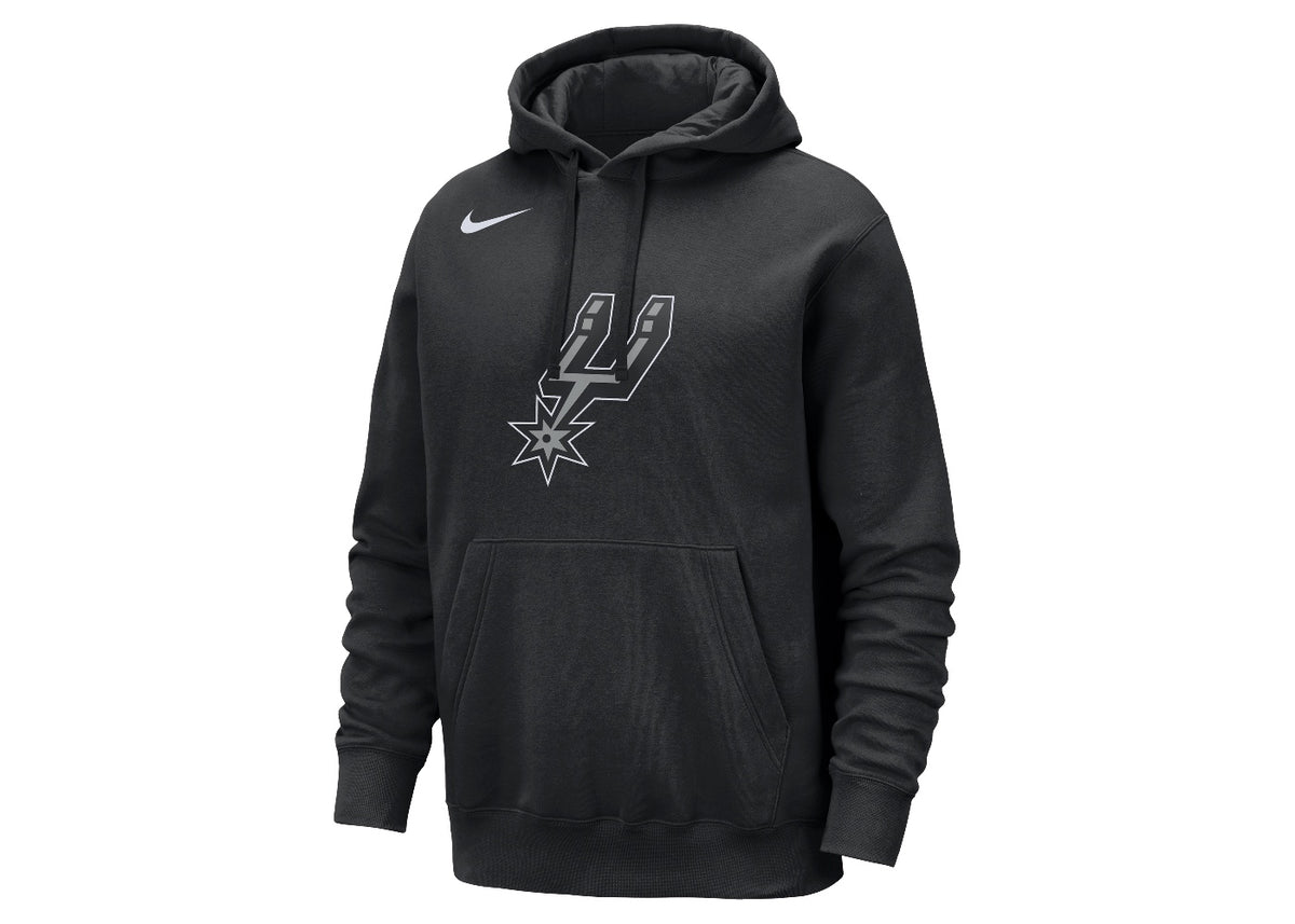 San Antonio Spurs Club Men's Nike NBA Pullover Hoodie Black