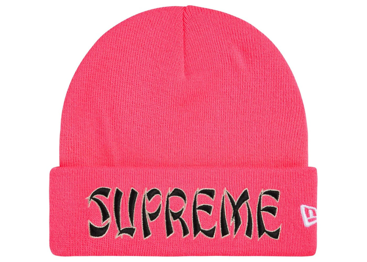 Supreme New Era Action Beanie Pink
