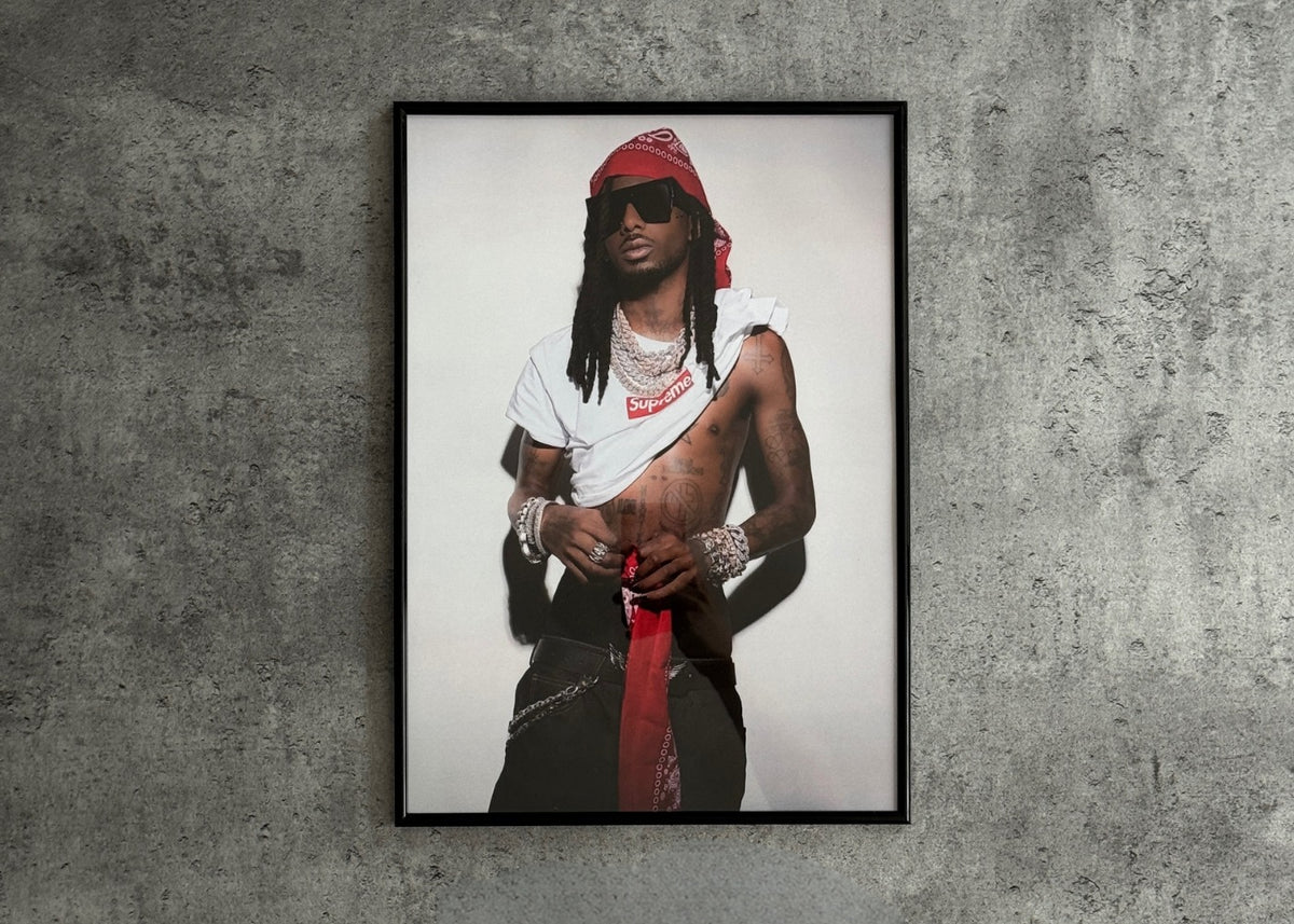 Supreme Playboi Carti Poster A3