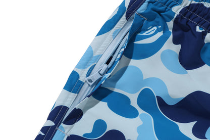 BAPE ABC Camo One Point Relaxed Fit Water Shorts Blue