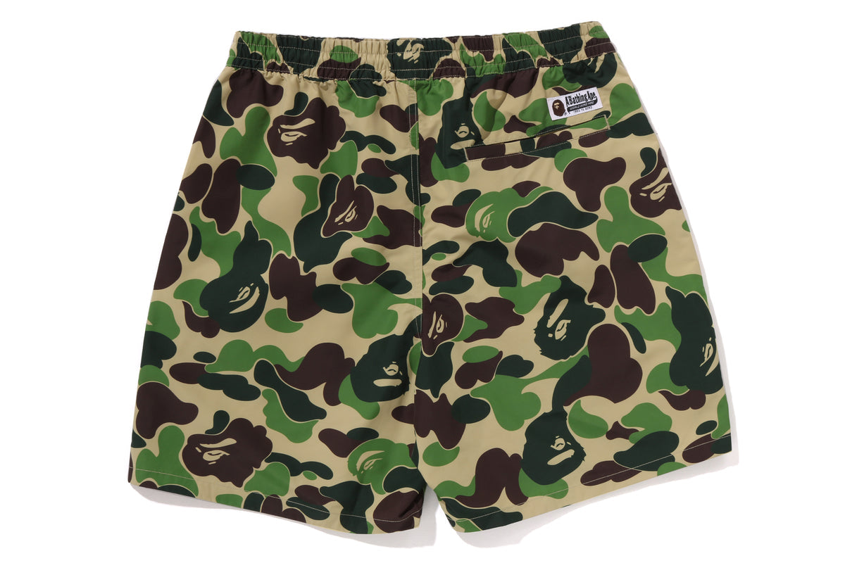 BAPE ABC Camo One Point Relaxed Fit Water Shorts Green