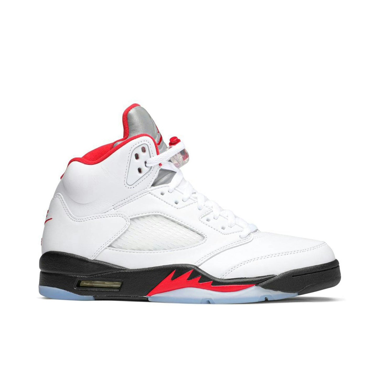 Air Jordan 5 Retro Fire Red Silver Tongue White (2020) Jordan