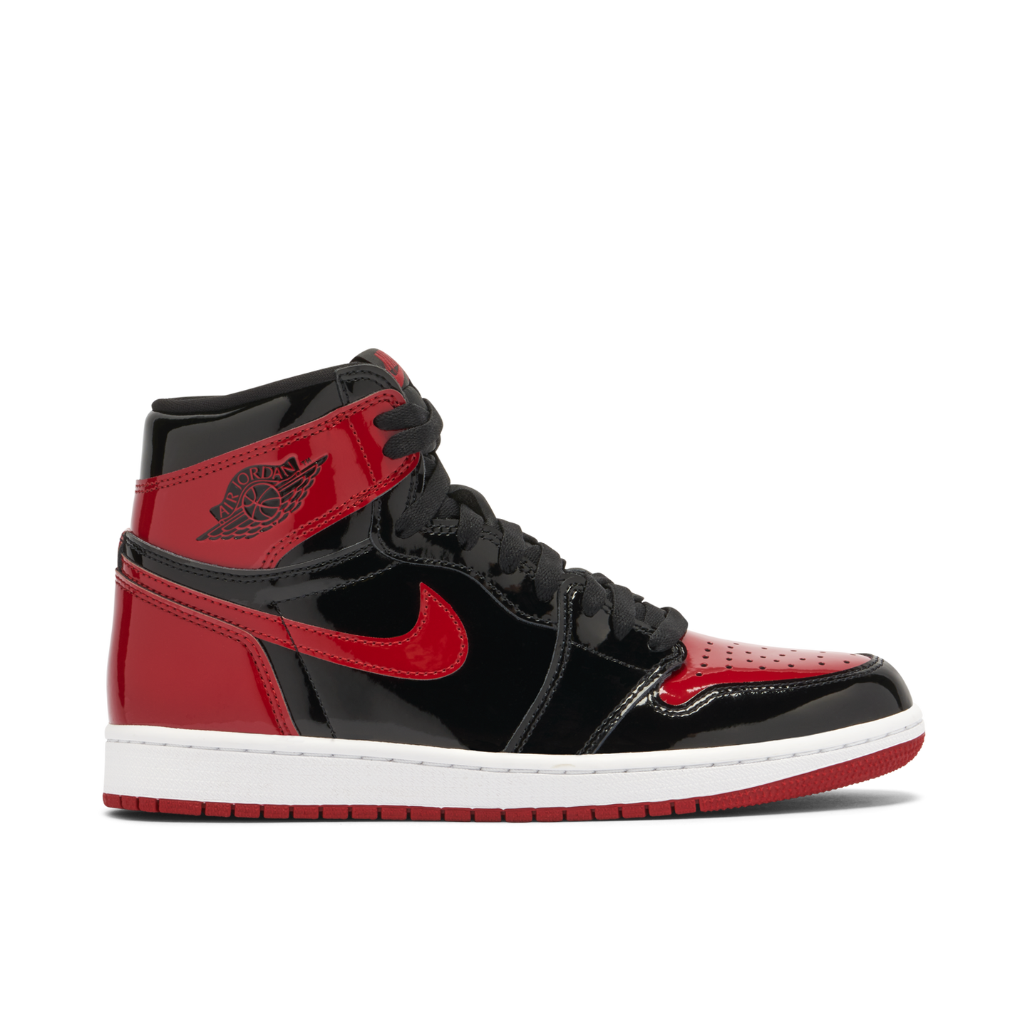Air Jordan 1 Retro High OG Patent Bred Black Red