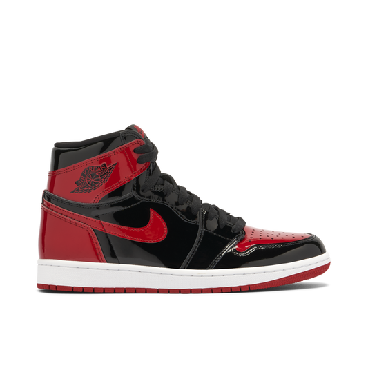 Air Jordan 1 Retro High OG Patent Bred Black Red