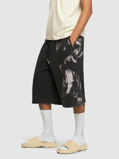 Off White Exploration Angora Rubber Slide Sandals