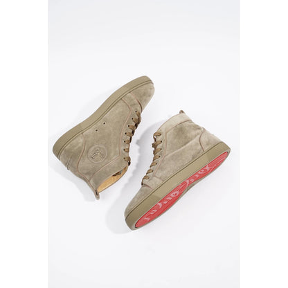 Christian Louboutin Louis Orlato Flat Khaki Suede