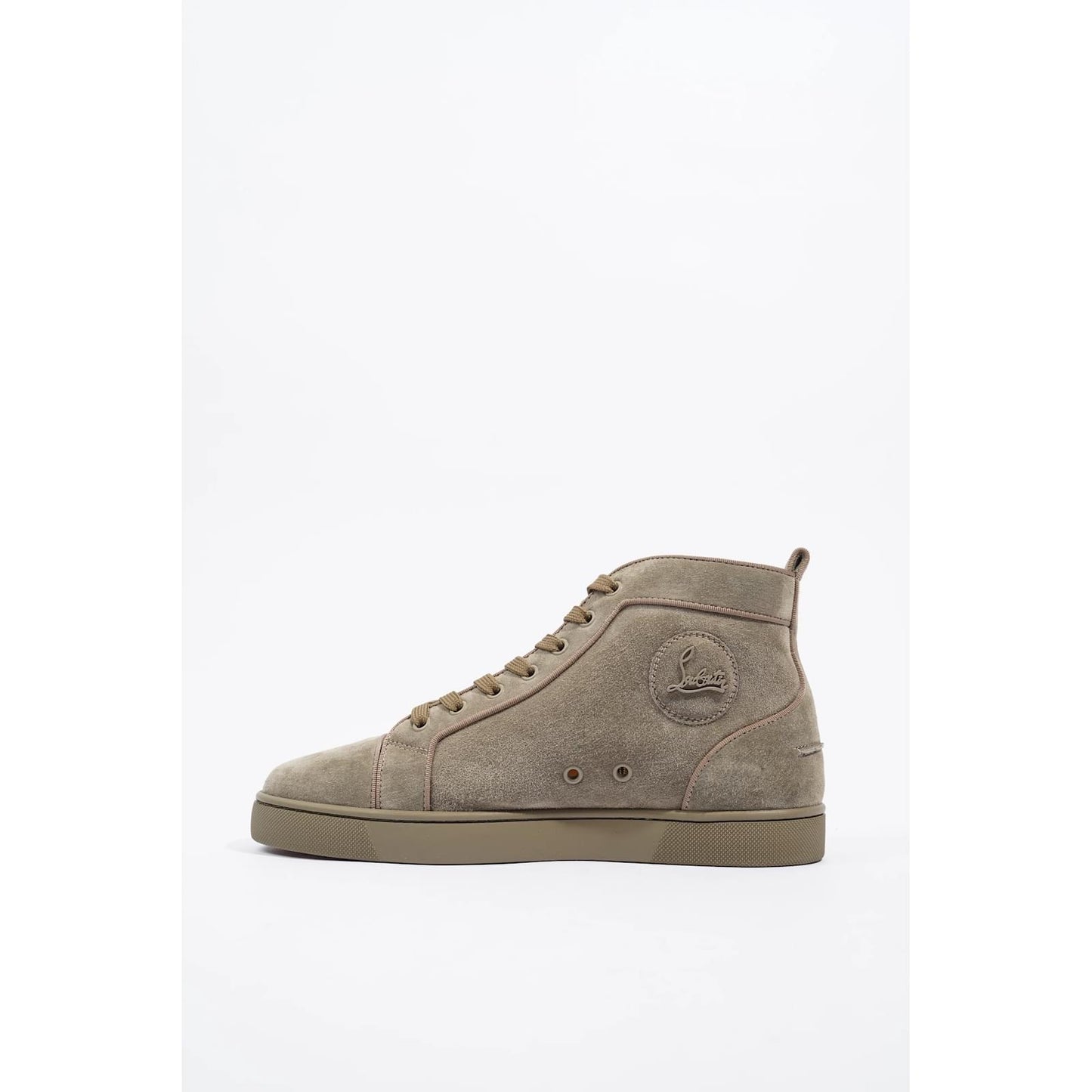 Christian Louboutin Louis Orlato Flat Khaki Suede