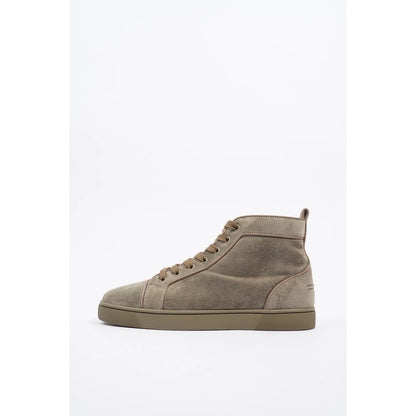 Christian Louboutin Louis Orlato Flat Khaki Suede