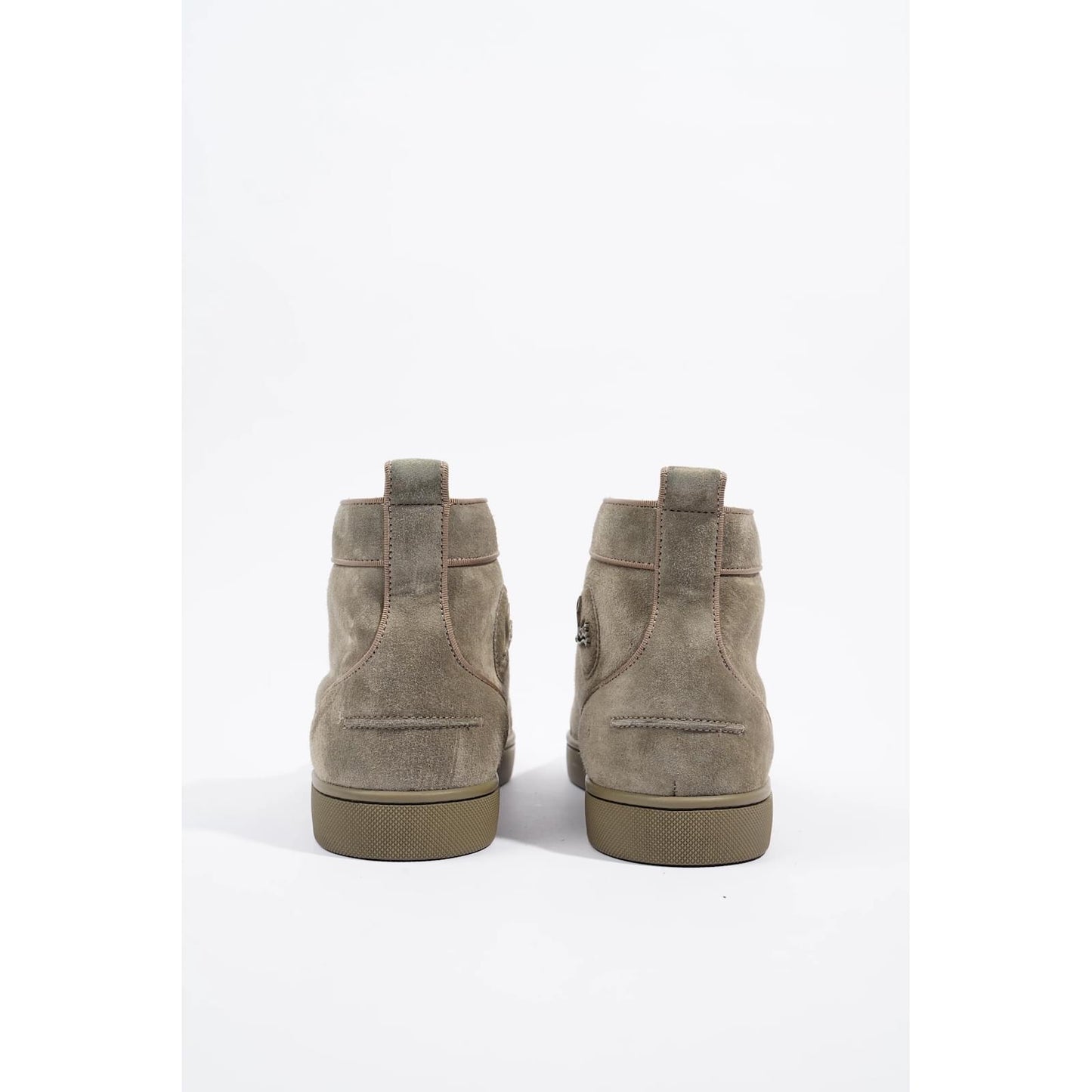 Christian Louboutin Louis Orlato Flat Khaki Suede