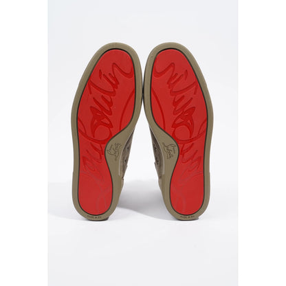 Christian Louboutin Louis Orlato Flat Khaki Suede