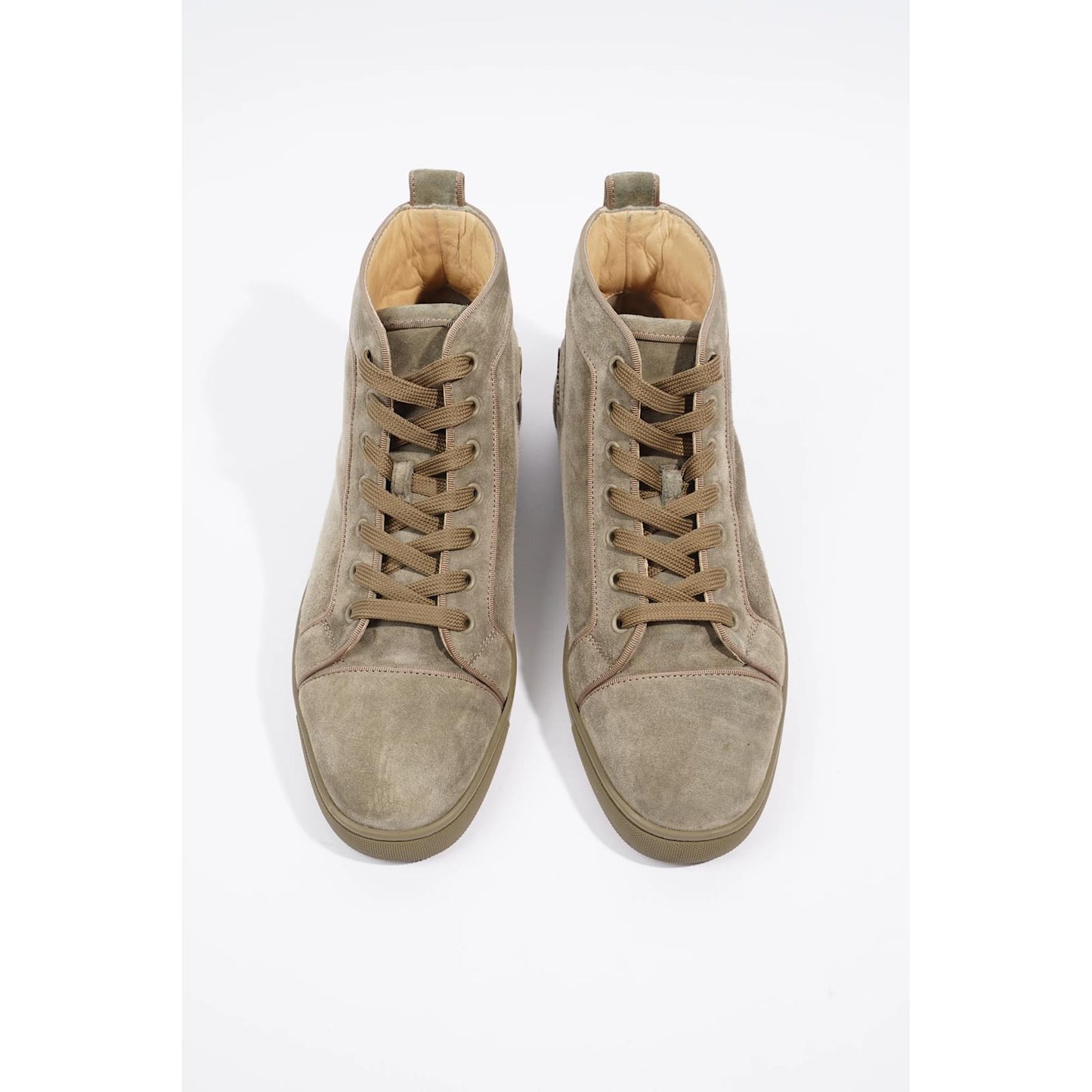 Christian Louboutin Louis Orlato Flat Khaki Suede