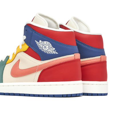 Air Jordan 1 Mid SE Multi Seven Color (2022) (Women's)