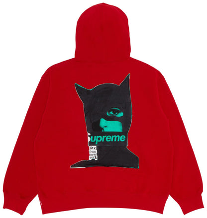 Supreme Catwoman Hooded Sweatshirt Red