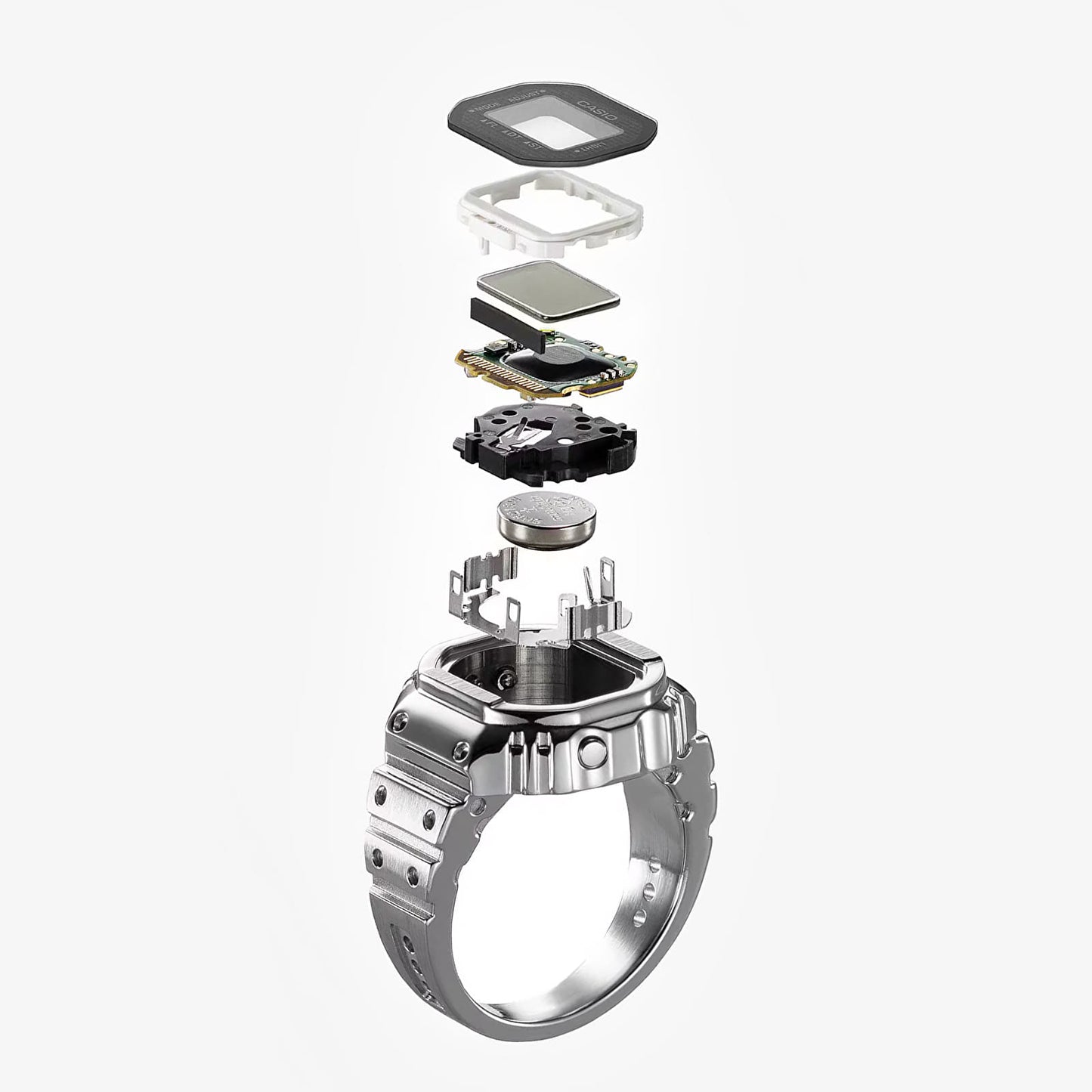 Casio 50th Anniversary Ring Watch CRW-001-1ER