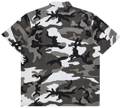 Supreme Washed Camo Polo Snow Camo