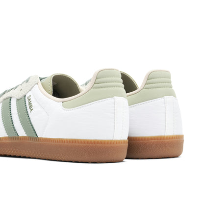 Adidas Samba OG Cloud White Silver Green Putty Mauve