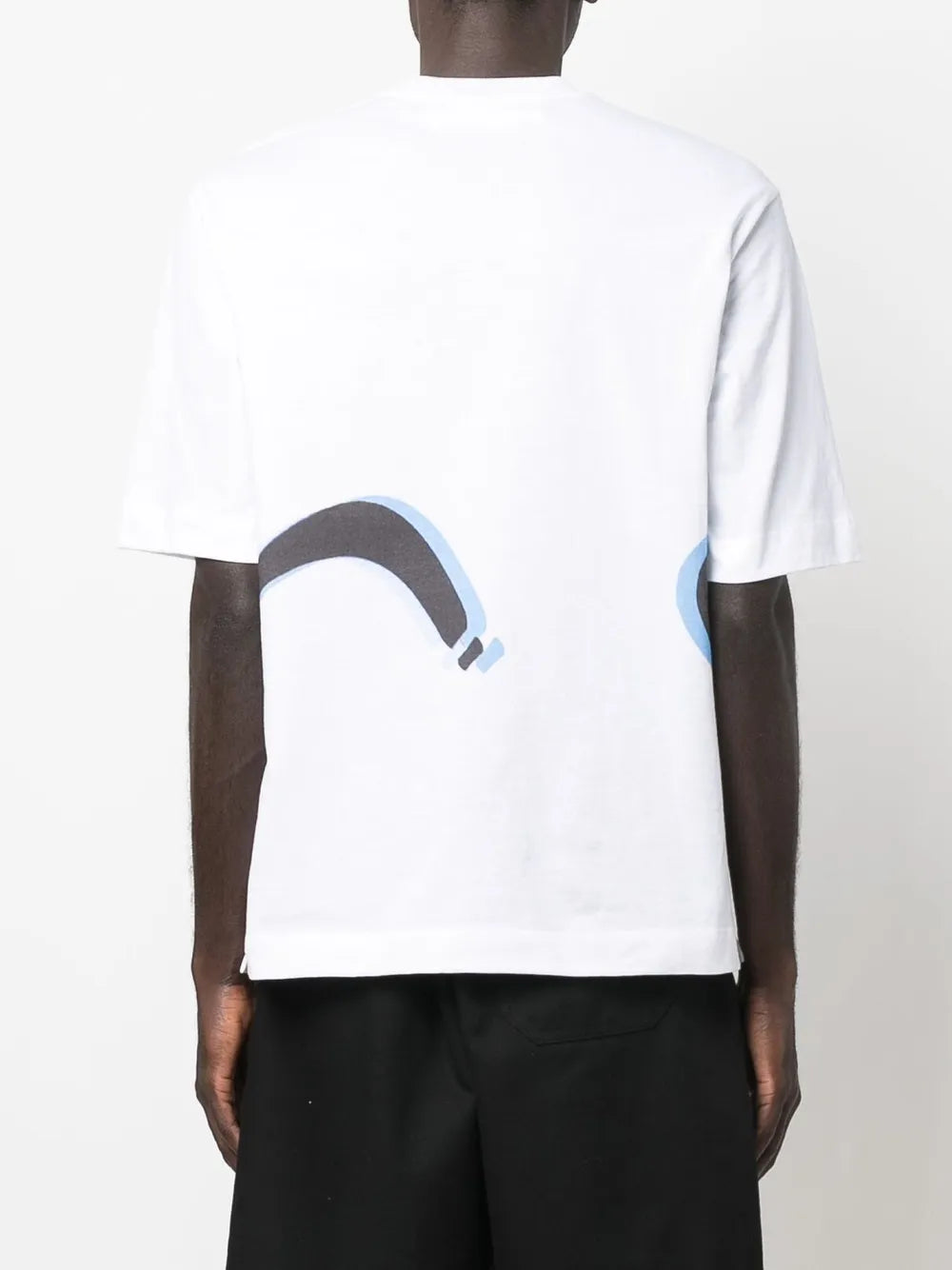 Off White graffiti-logo print T-shirt