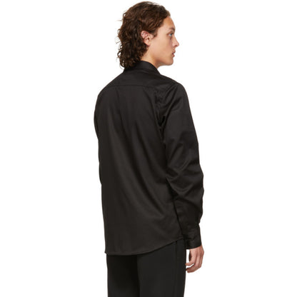 Givenchy Black Asymmetric Zip Shirt