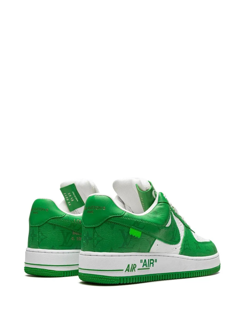 Nike Air Force 1 Low Louis Vuitton By Virgil Abloh White Green