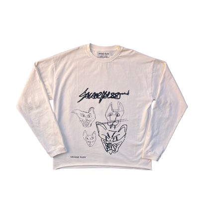 Savage Puss™ vintage heavy longsleeve savagepuss