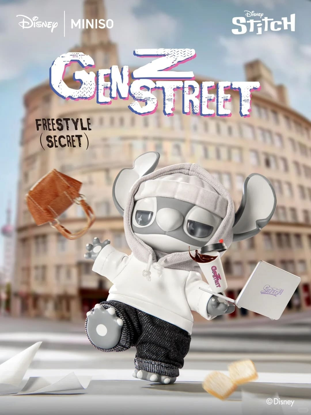 Disney Stitch - Gen Z Street Series Plush Dolls, Blind Box