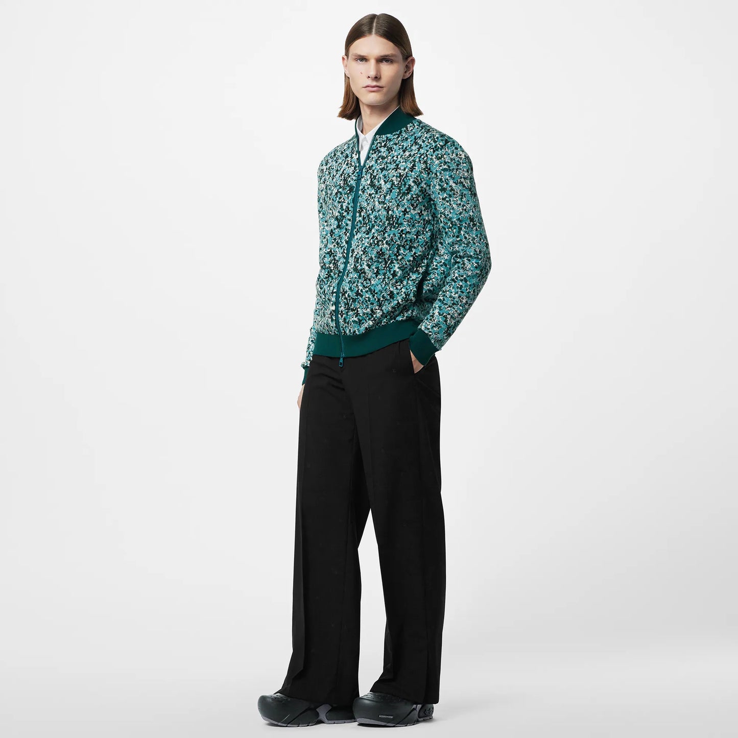 Louis Vuitton Graphic Cotton Knit Blouson