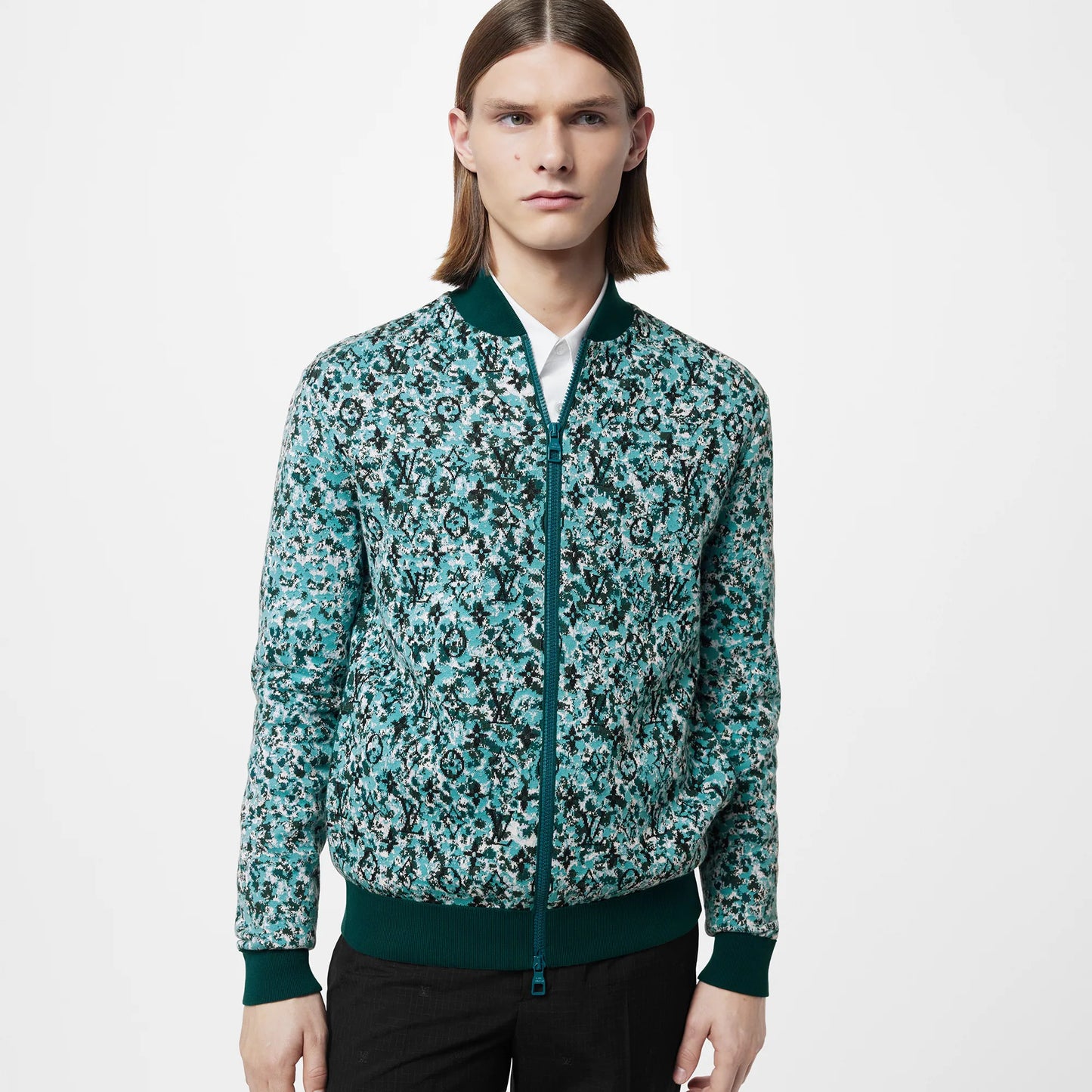 Louis Vuitton Graphic Cotton Knit Blouson
