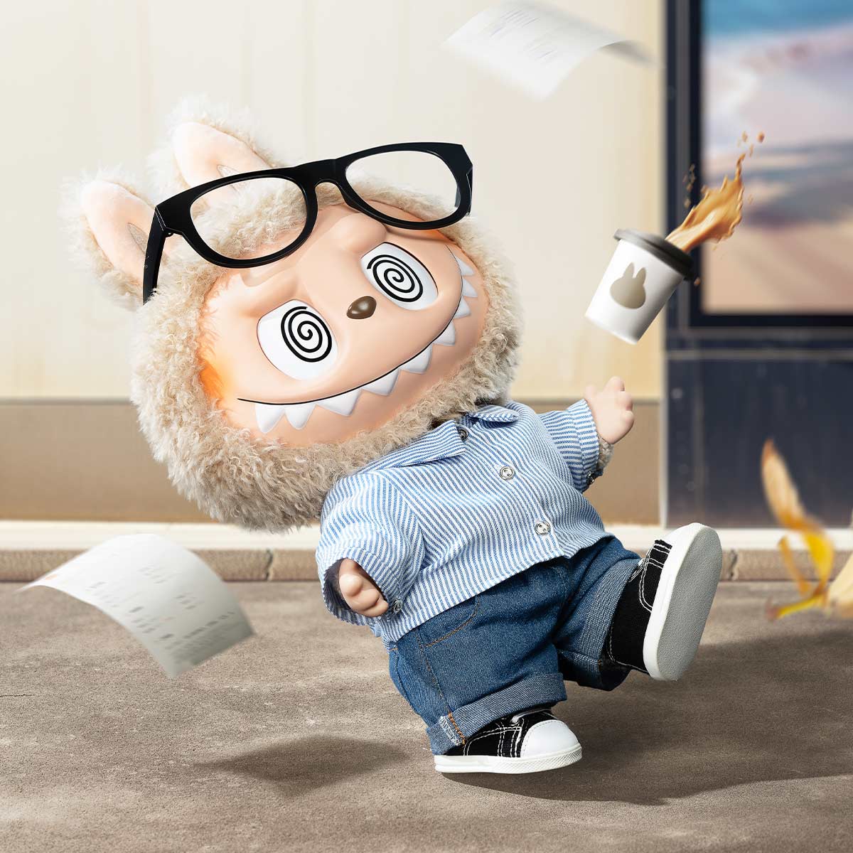 THE MONSTERS Labubu FLIP WITH ME Vinyl Plush Doll